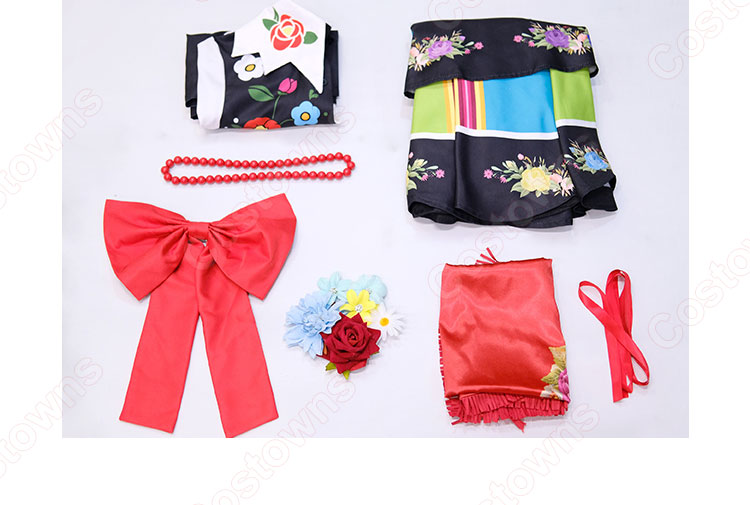 Re:ゼロから始める異世界生活 レム カントリードレス コスプレ衣装-9