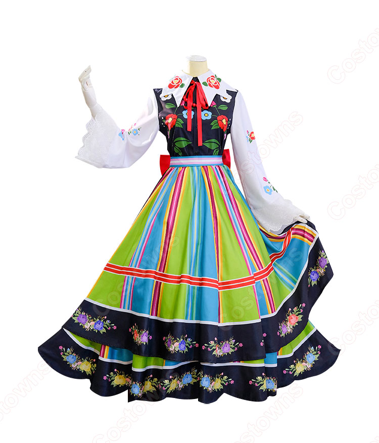 Re:ゼロから始める異世界生活 レム カントリードレス コスプレ衣装-1