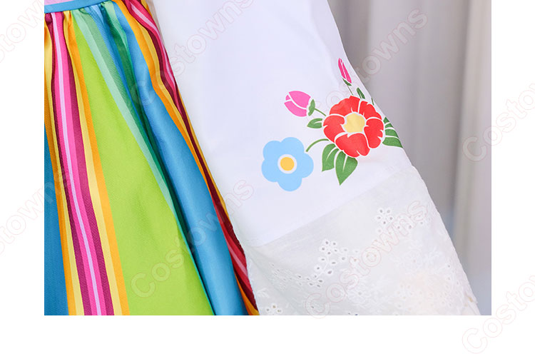 Re:ゼロから始める異世界生活 レム カントリードレス コスプレ衣装-6