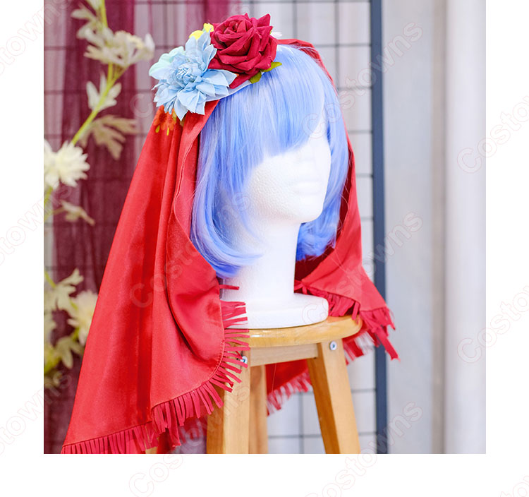 Re:ゼロから始める異世界生活 レム カントリードレス コスプレ衣装-8