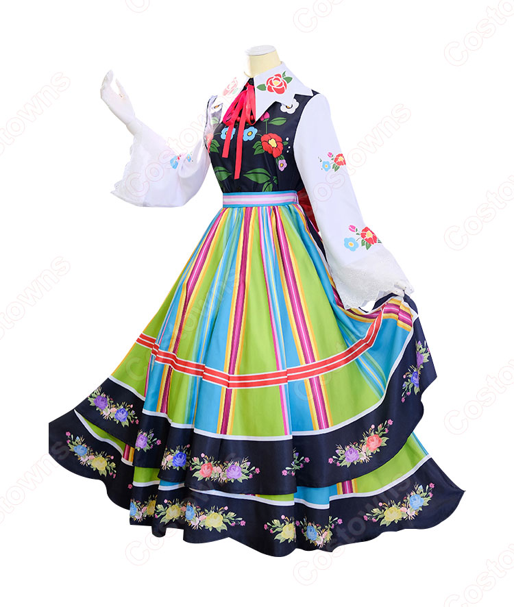 Re:ゼロから始める異世界生活 レム カントリードレス コスプレ衣装-2