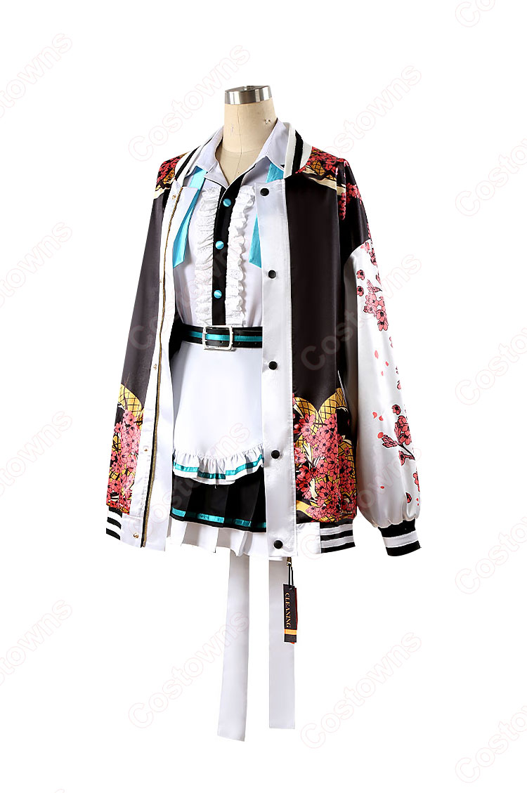 ブルーアーカイブ ミレニアムサイエンススクール 美甘ネル メイド服 コスプレ衣装-3