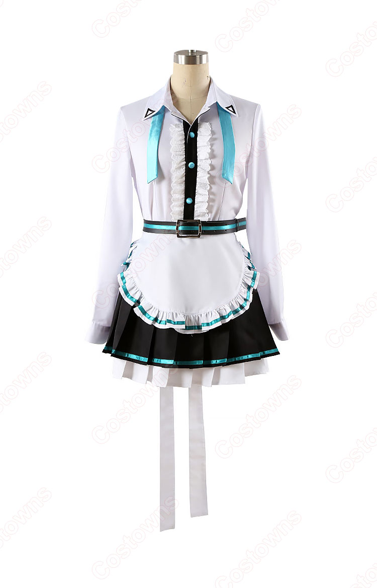 ブルーアーカイブ ミレニアムサイエンススクール 美甘ネル メイド服 コスプレ衣装-5