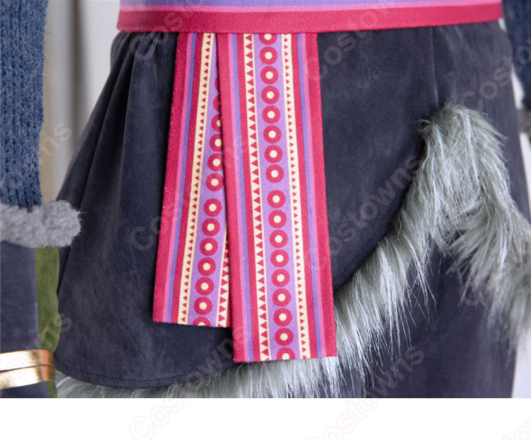 アナと雪の女王 クリストフ コスプレ衣装-9