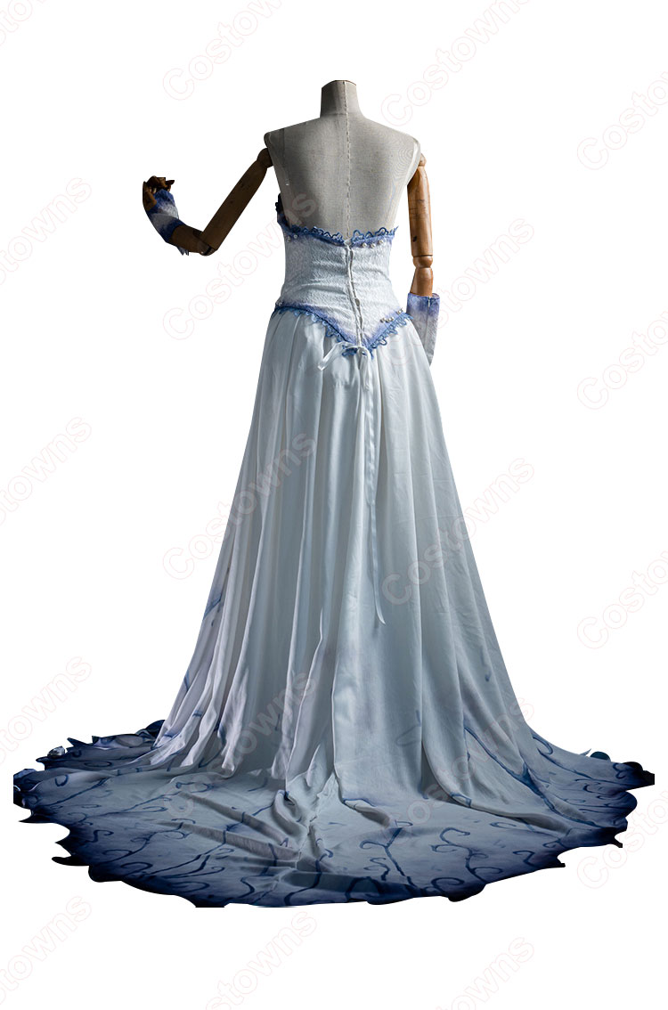 ティム・バートンのコープスブライド エミリー コスプレ衣装-5