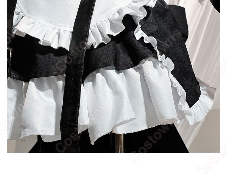 忍野忍 メイド服 コスプレ 物語忍野忍コスプレ衣装靴下とヘアアクセサリー11 - AliExpress