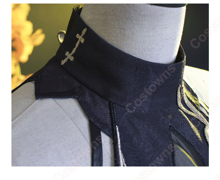 原神 申鶴 冷花幽露 コスプレ衣装-4