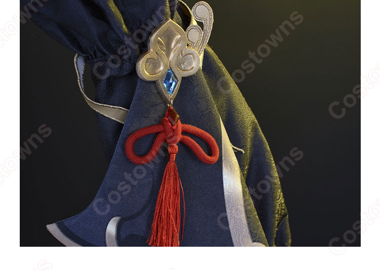 原神 申鶴 冷花幽露 コスプレ衣装-10