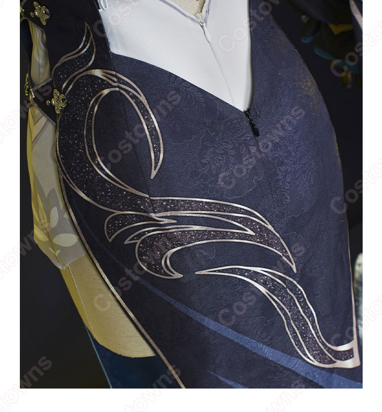 原神 申鶴 冷花幽露 コスプレ衣装-8