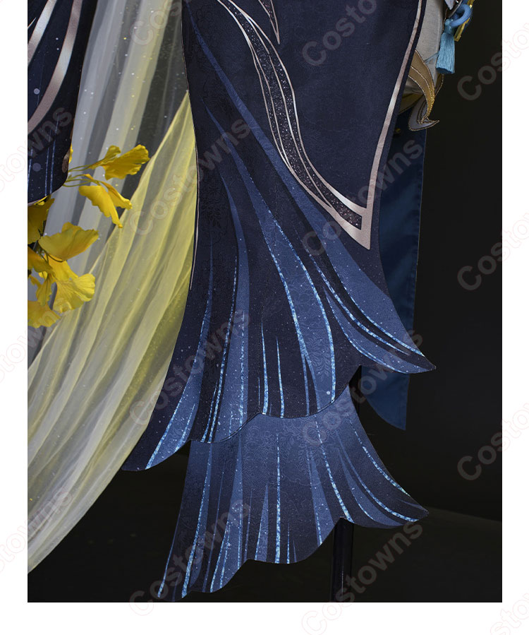 原神 申鶴 冷花幽露 コスプレ衣装-12