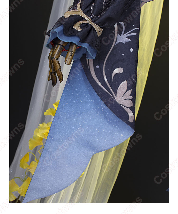 原神 申鶴 冷花幽露 コスプレ衣装-11