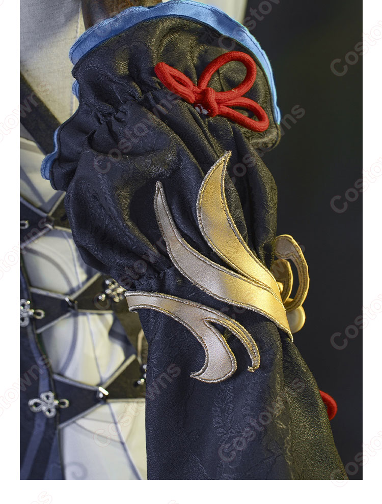 原神 申鶴 冷花幽露 コスプレ衣装-9