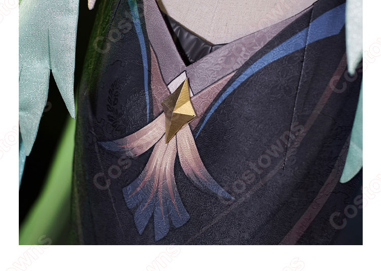 原神 閑雲(留雲借風真君) コスプレ衣装-11