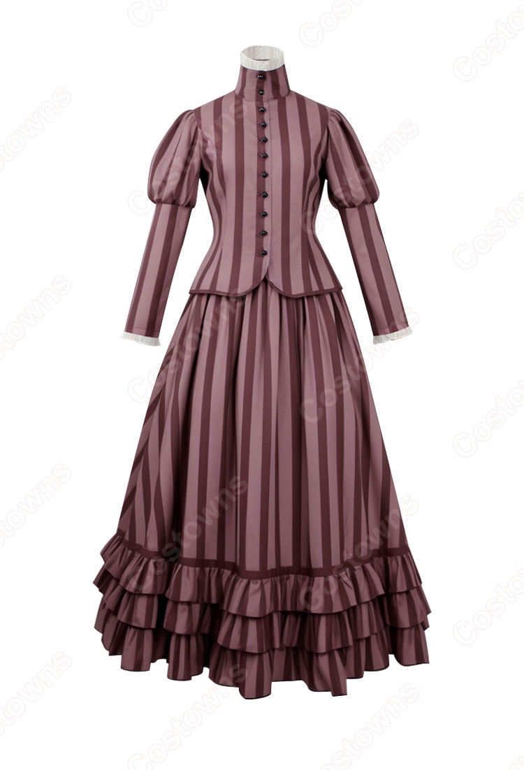 ティム・バートンのコープスブライド ヴィクトリア・エヴァーグロット コスプレ衣装-2