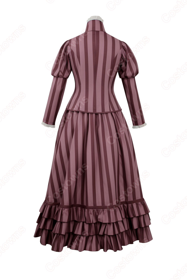 ティム・バートンのコープスブライド ヴィクトリア・エヴァーグロット コスプレ衣装-3