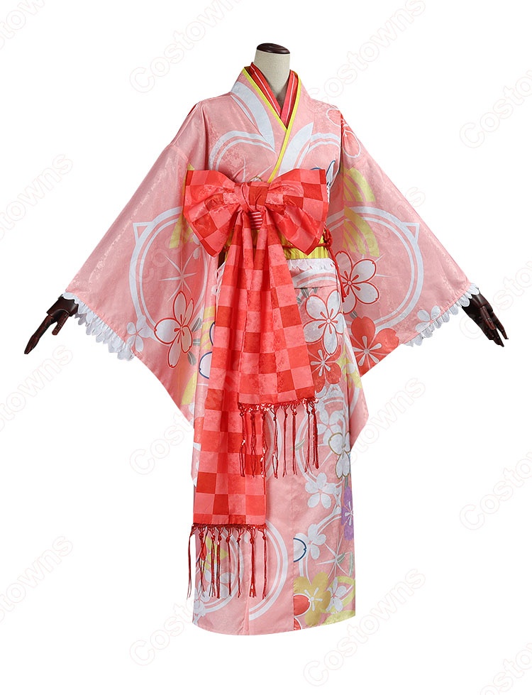 魔法少女まどか☆マギカ 鹿目まどか 晴着 コスプレ衣装 ホーム衣装-2