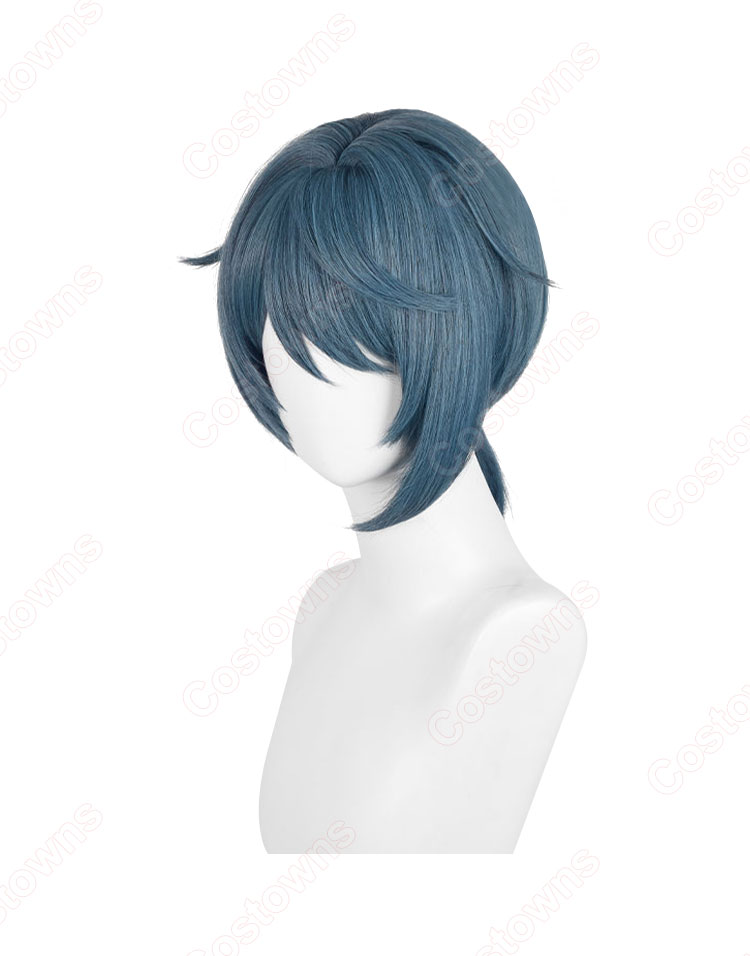 原神 行秋 竹身雨化 コスプレウィッグ - Costowns