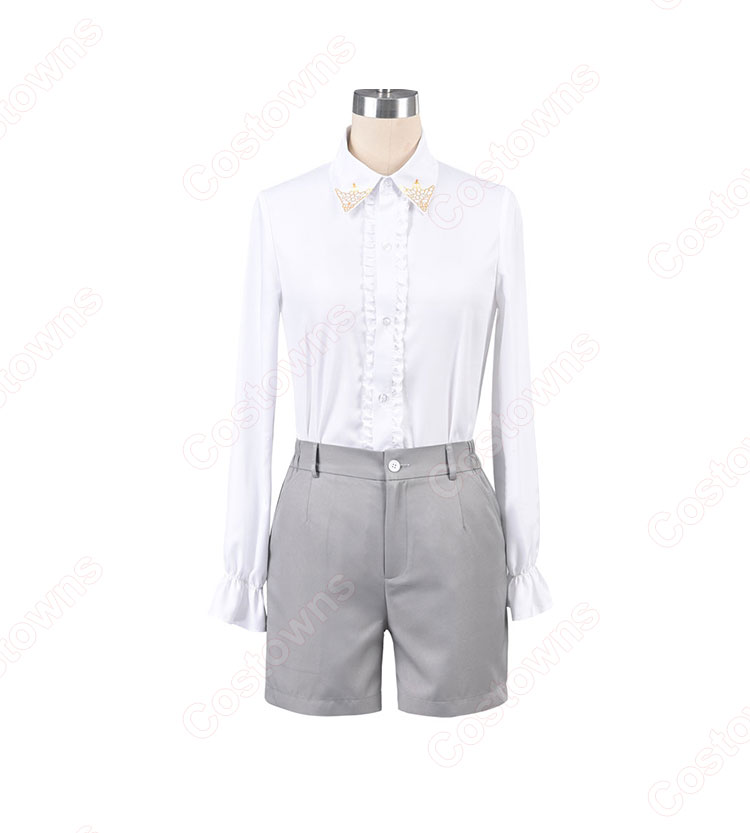 魔法使いの約束 北の国 子供姿 ホワイト コスプレ衣装-5