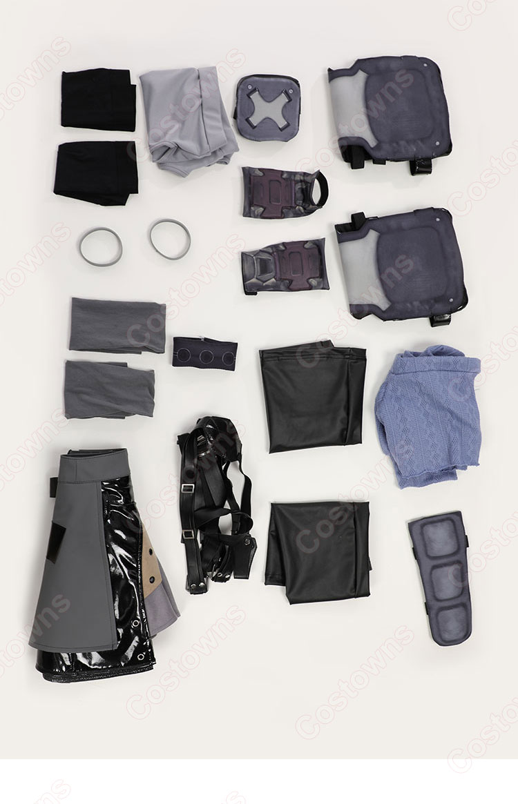 ファイナルファンタジーVII エバークライシス ティファ・ロックハート メタルフット コスプレ衣装-14