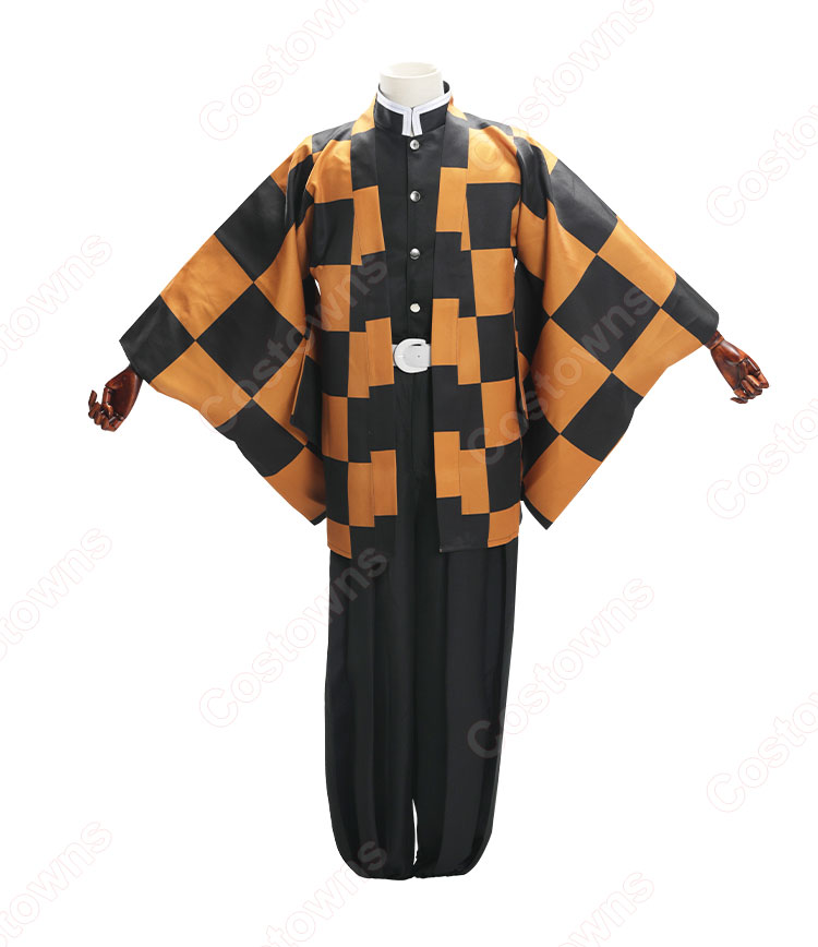 竈門 炭十郎 コスプレ衣装 2XL 高品質 鬼滅の刃 竈門炭十郎 コスプレ衣装 - Costowns