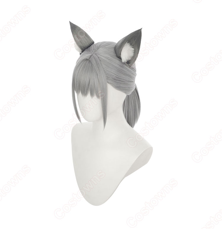 ブルーアーカイブ 砂狼シロコ 水着 コスプレウィッグ-4