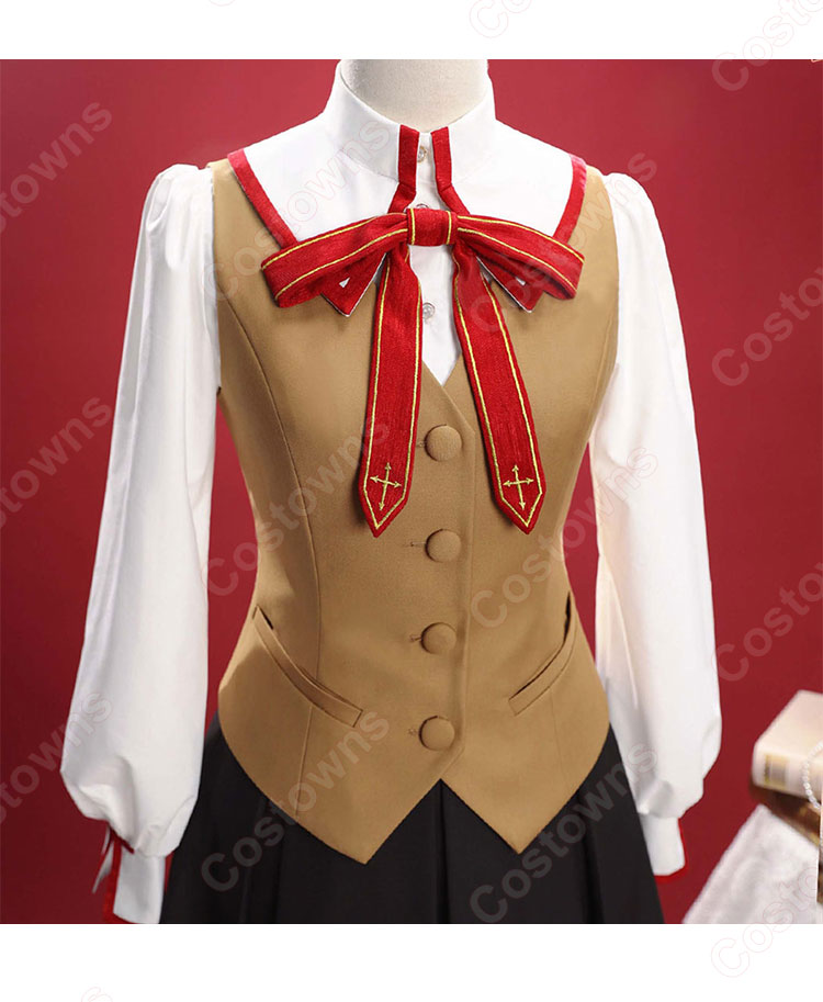 Fate/stay night 遠坂凛 制服 コスプレ衣装-3