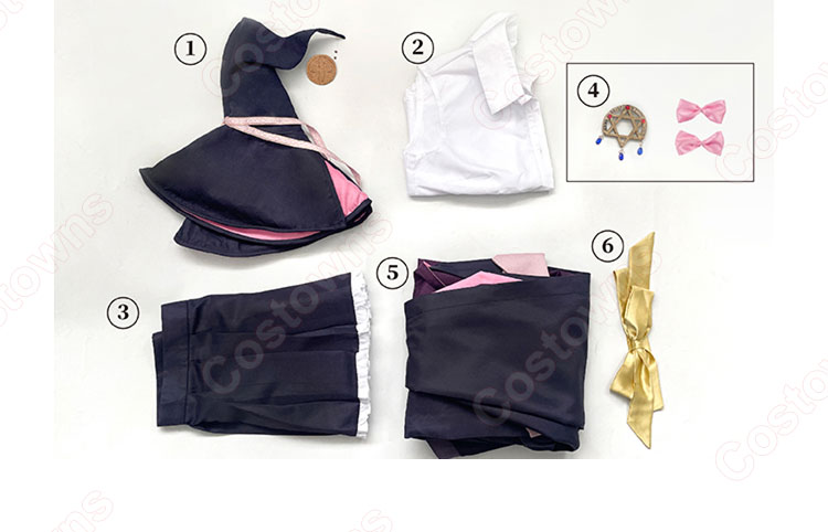 魔女の旅々 灰の魔女 イレイナ コスプレ衣装-7