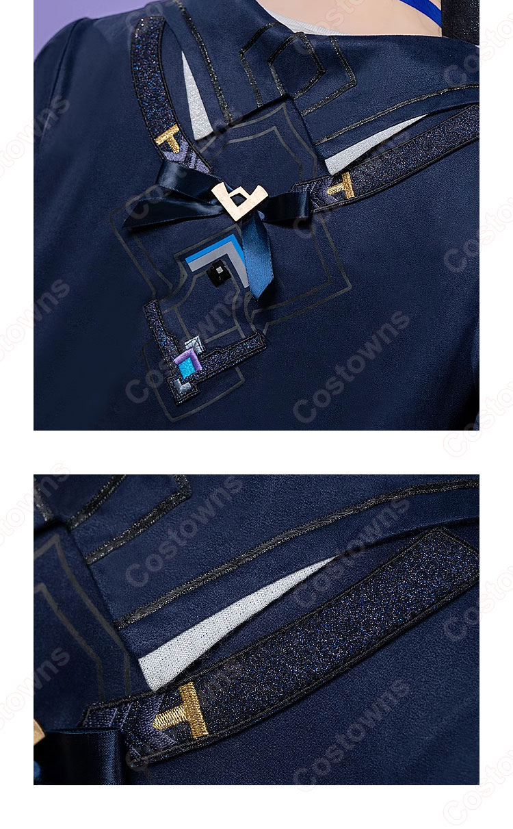 崩壊3rd ブローニャ・ザイチク 新生の銀翼 非凡な態度 コスプレ衣装-7