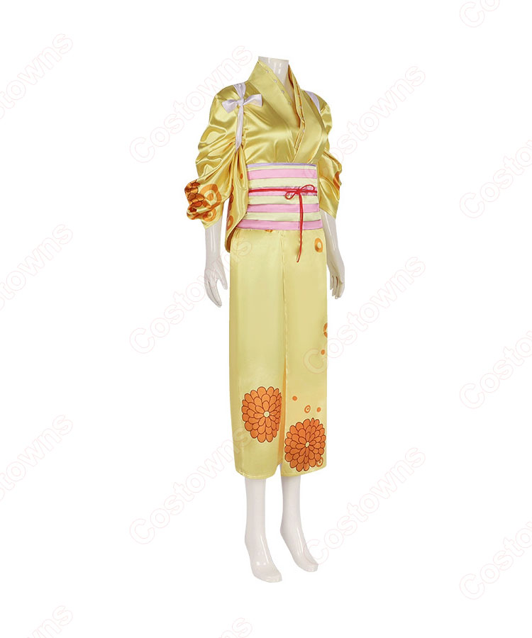 ONE PIECE(ワンピース) 菊の丞 コスプレ衣装-2