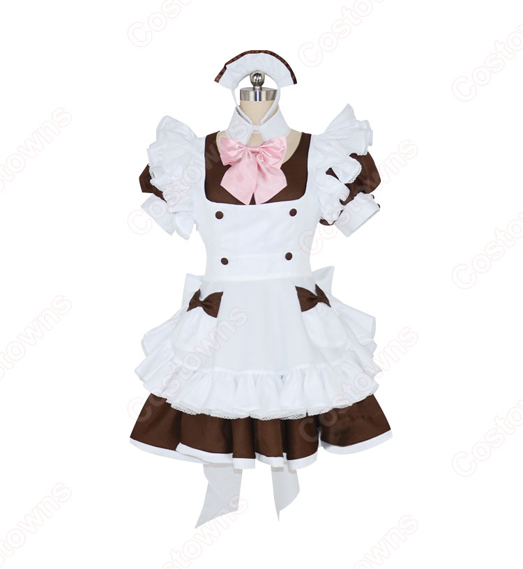 秋葉原 メイドカフェ 制服 メイド服 コスプレ衣装 - Costowns