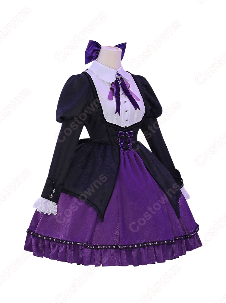 パンティ&ストッキングwithガーターベルト ストッキング コスプレ衣装 パンスト姉妹 ロリータ ドレス-2