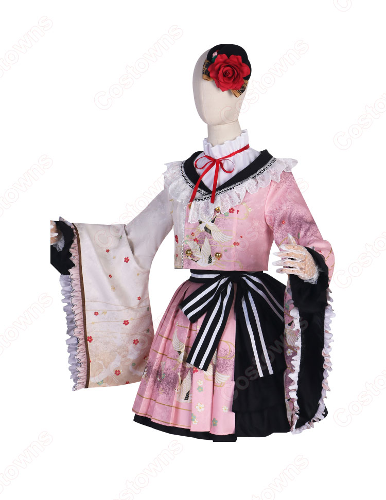 プロジェクトセカイ カラフルステージ! feat. 初音ミク 暁山瑞希 コスプレ衣装 優しさに励まされて 和風ロリータファッション 衣装-3