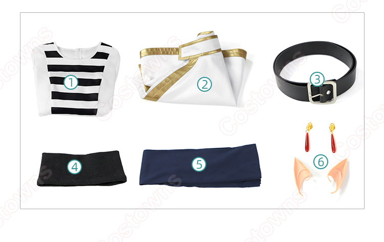 葬送のフリーレン フリーレン 子供用 コスプレ衣装-7