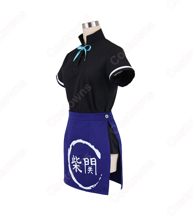 ブルーアーカイブ 黒見セリカ コスプレ衣装 柴関ラーメン 制服 バイト衣装-4
