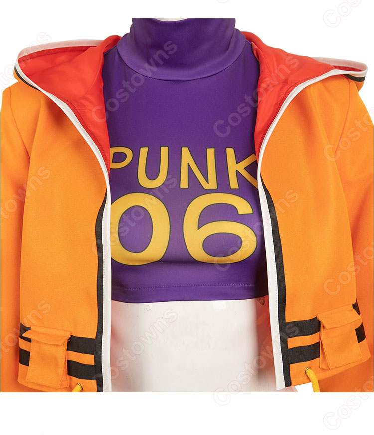 ONE PIECE エッグヘッド編 PUNK-06 欲(ヨーク) コスプレ衣装 エッグヘッド衣装-4