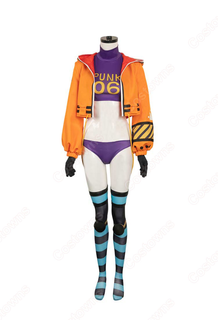 ONE PIECE エッグヘッド編 PUNK-06 欲(ヨーク) コスプレ衣装 エッグヘッド衣装-1