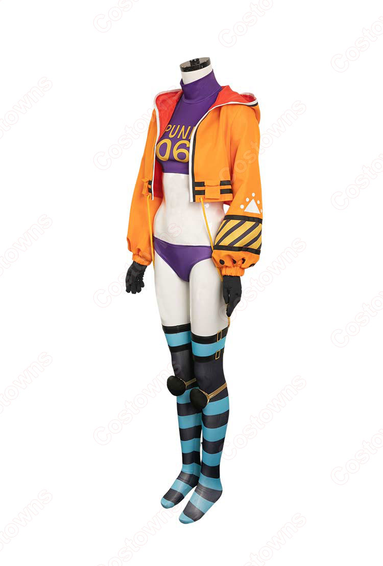 ONE PIECE エッグヘッド編 PUNK-06 欲(ヨーク) コスプレ衣装 エッグヘッド衣装-2