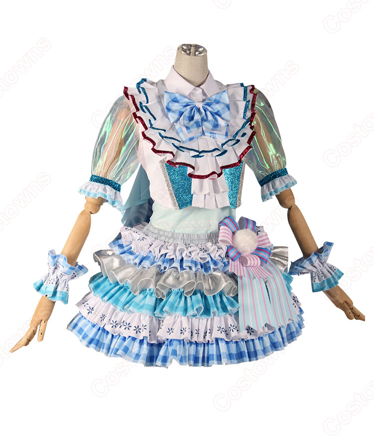 Amazon.co.jp: 実物撮影◇◇プリパラ 真中のん ノンシュガーガーリーリボンコーデ コスプレ衣装+髪飾り+靴下 全セット ウィッグ 靴  追加可 : ホビー