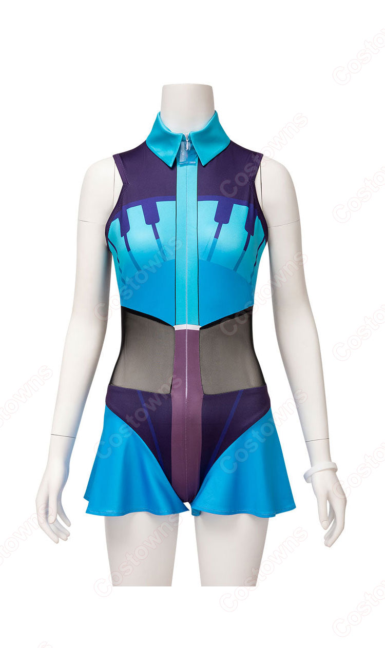 ポケットモンスター × 初音ミク アシレーヌ コスプレ衣装-1