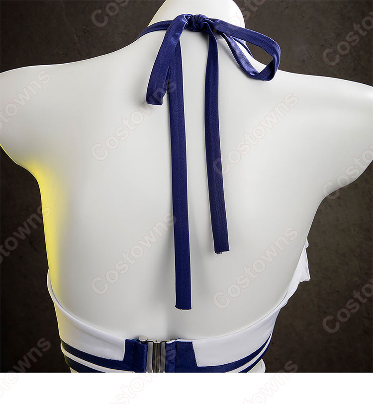 ファイナルファンタジーVII ティファ・ロックハート シャインフリッパー 水着 コスプレ衣装-9