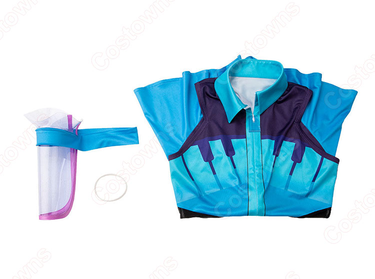 ポケットモンスター × 初音ミク アシレーヌ コスプレ衣装-11