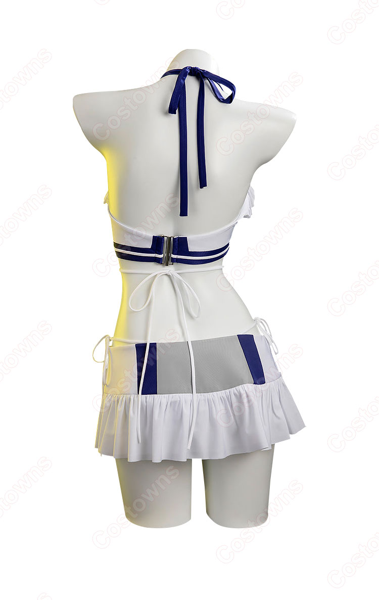 ファイナルファンタジーVII ティファ・ロックハート シャインフリッパー 水着 コスプレ衣装-4