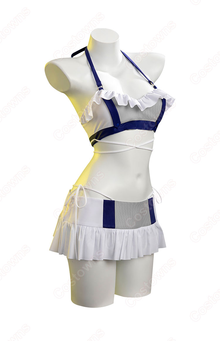 ファイナルファンタジーVII ティファ・ロックハート シャインフリッパー 水着 コスプレ衣装-2