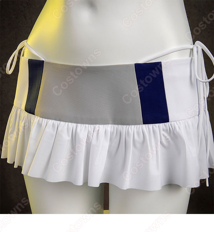 ファイナルファンタジーVII ティファ・ロックハート シャインフリッパー 水着 コスプレ衣装-7