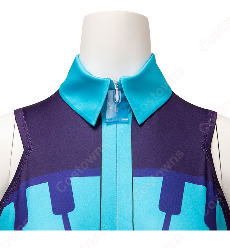 ポケットモンスター × 初音ミク アシレーヌ コスプレ衣装-4