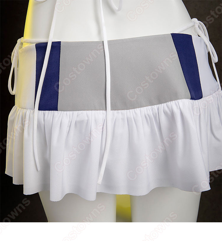 ファイナルファンタジーVII ティファ・ロックハート シャインフリッパー 水着 コスプレ衣装-11