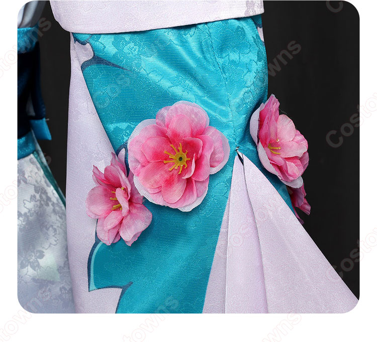 陰陽師 初音ミク コスプレ衣装-8