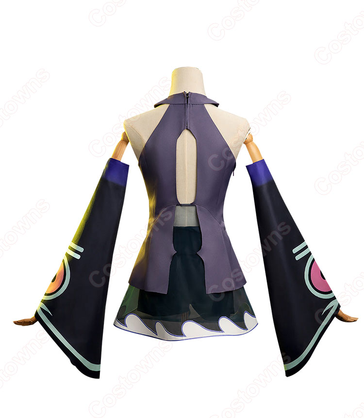 ポケットモンスター × 初音ミク ムウマージ コスプレ衣装-4