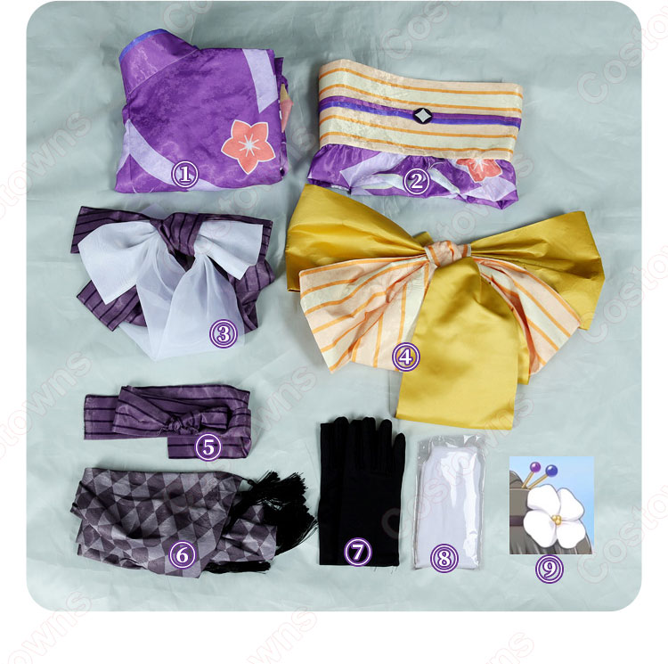 マギアレコード 魔法少女まどか☆マギカ外伝 暁美ほむら 晴着 コスプレ衣装-11