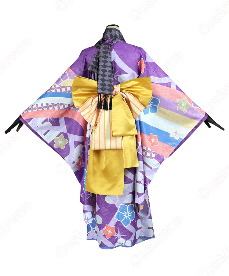 マギアレコード 魔法少女まどか☆マギカ外伝 暁美ほむら 晴着 コスプレ衣装-4